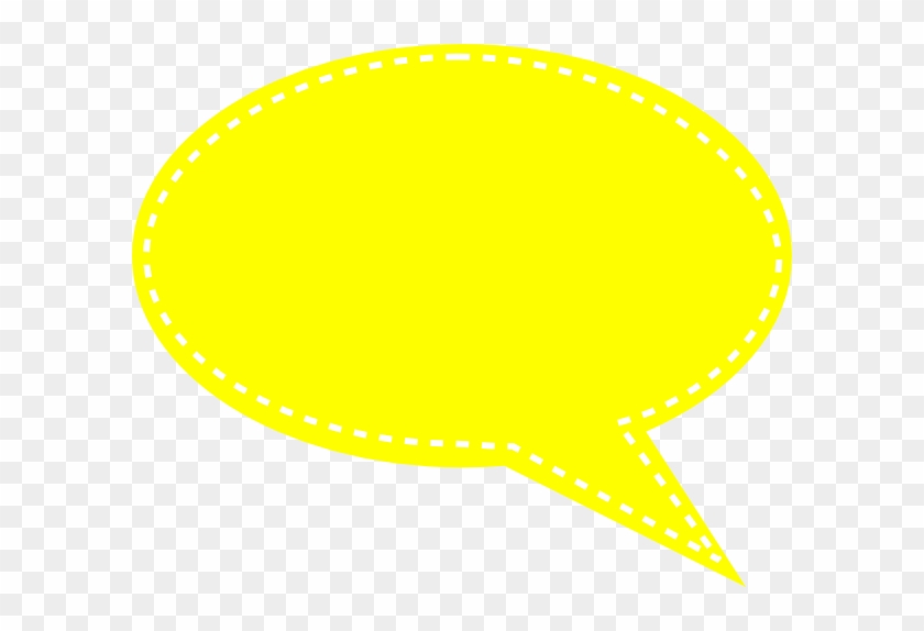 Transparent Yellow Speech Bubble #705505