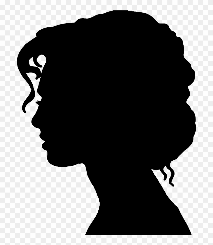 Pretty Design Ideas Silhouette Of A Woman Face Silhouettes - Victorian Woman Head Silhouette #705823