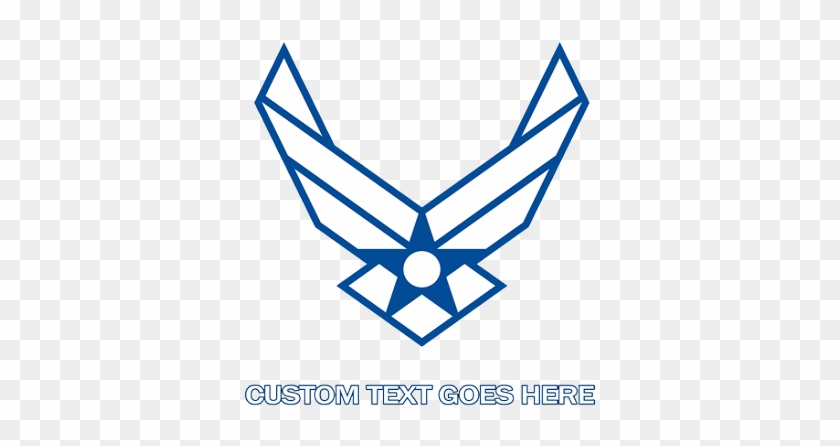 The U S Air Force Signature - Air Force Logo Black And White #706608