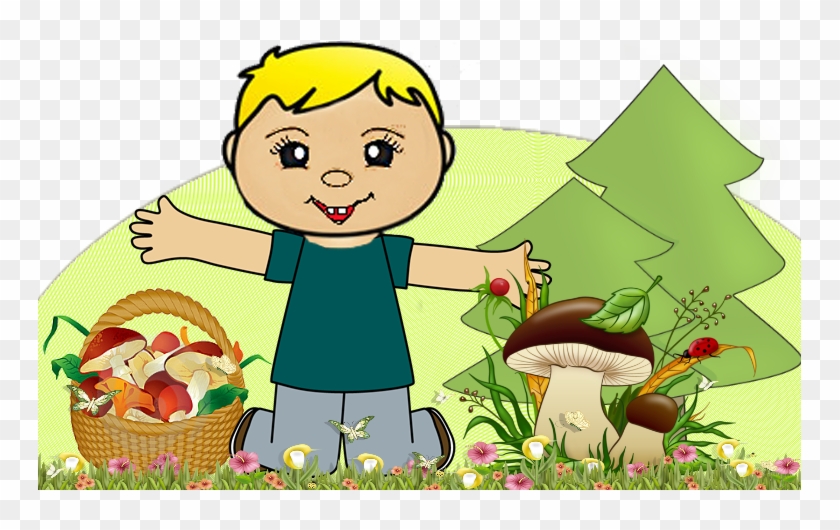 Pick Mushrooms - Cartoon #706787