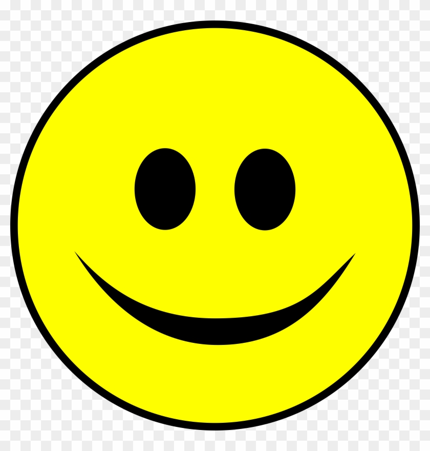 Smiley - Transparent Smiley Face Clipart #707717