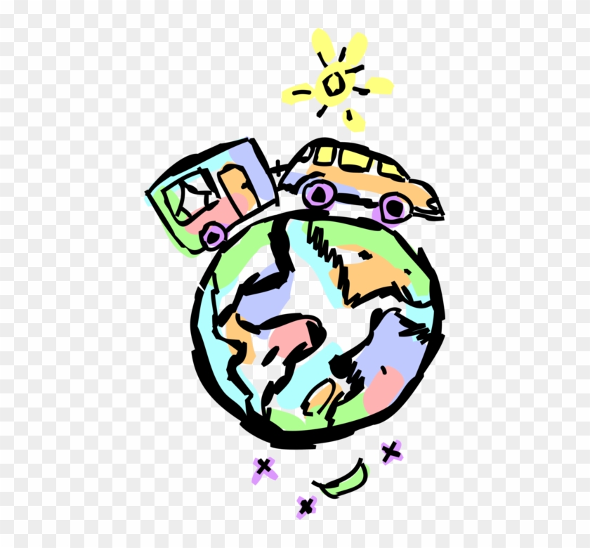 Vector Illustration Of Holiday Vacation Travel In Family - Travel #708487