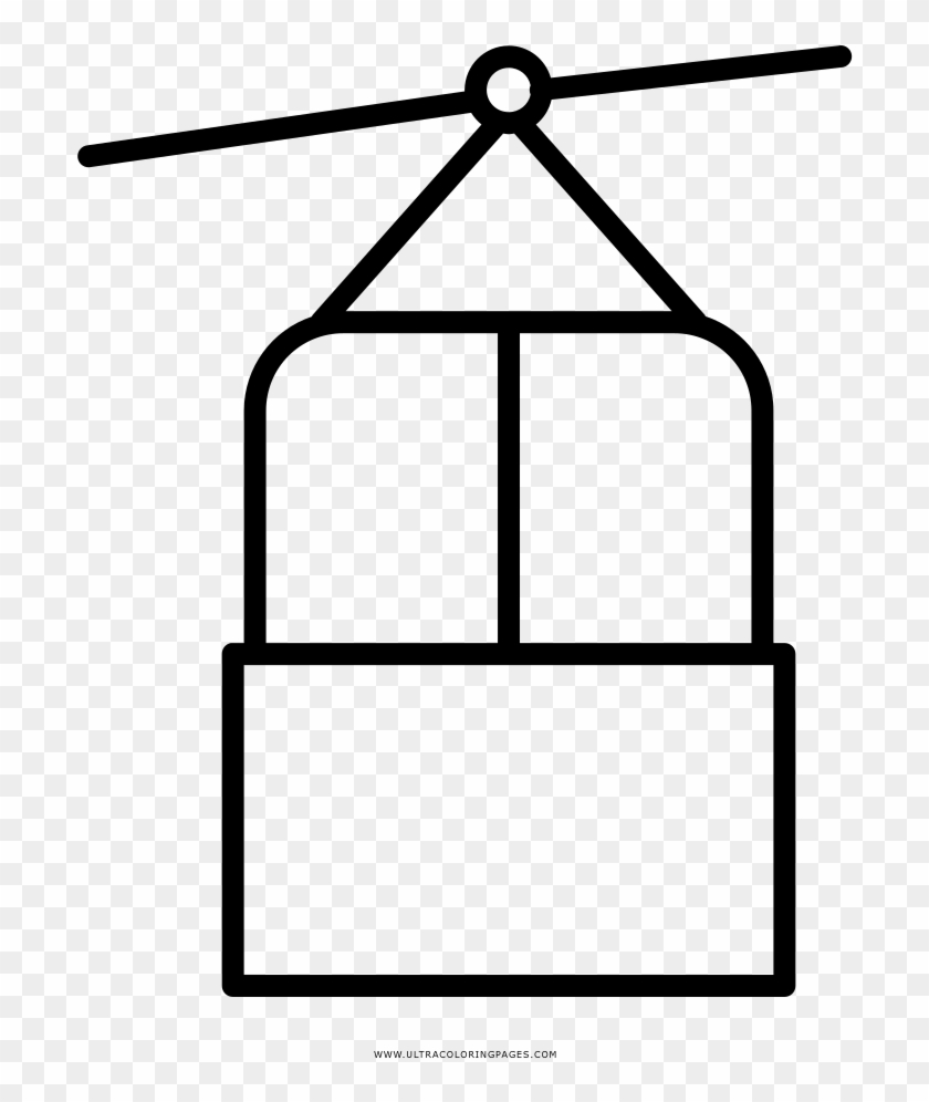 Cable Car Coloring Page - Drawing #708778