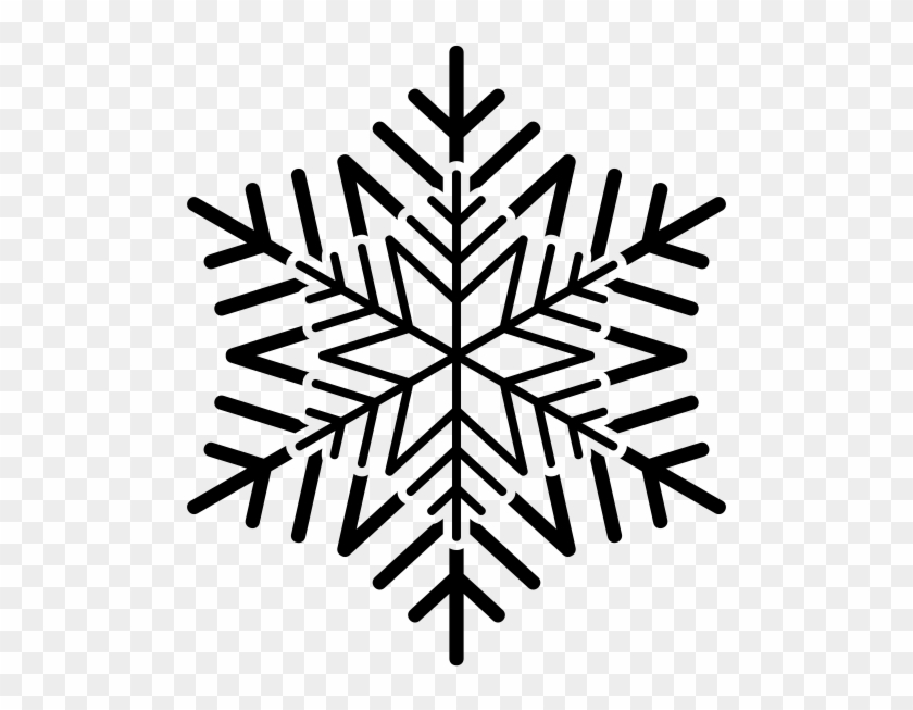 Snowflake Rubber Stamp - Free Snowflake Clipart Transparent Background #708987