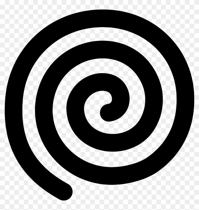 Black Spiral On Transparent Background - Examples Of Space Elements Of Design #709711