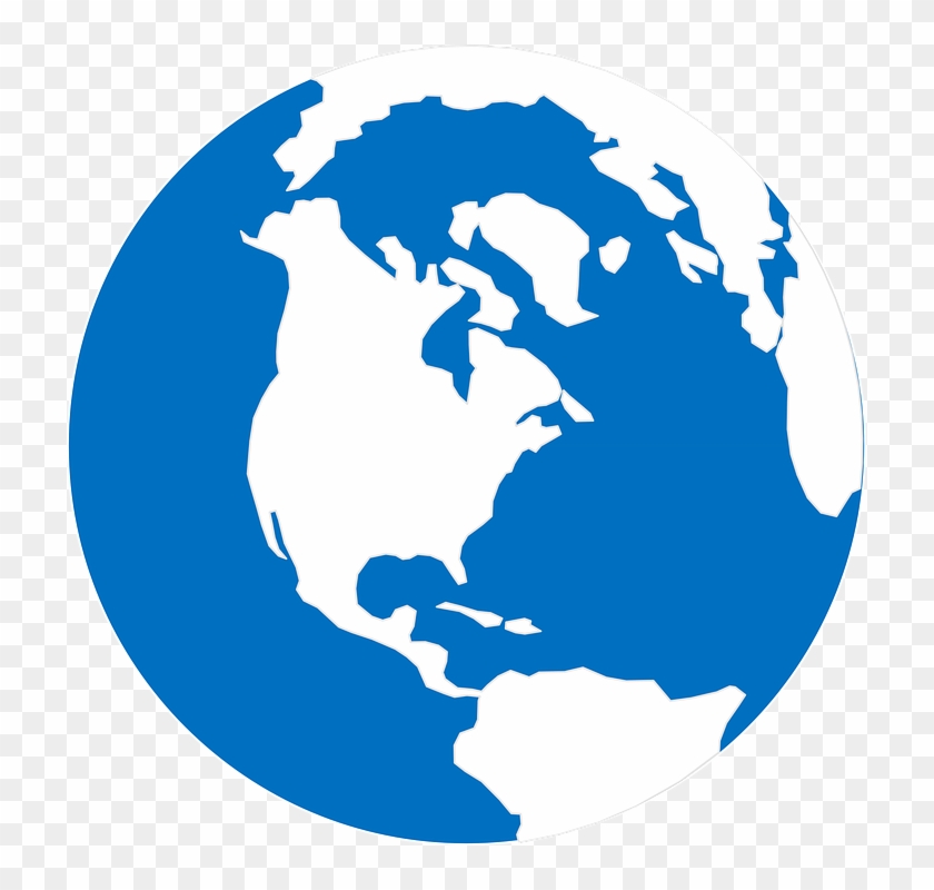 Collection Of World Map Clipart - Round World Map Vector #710293