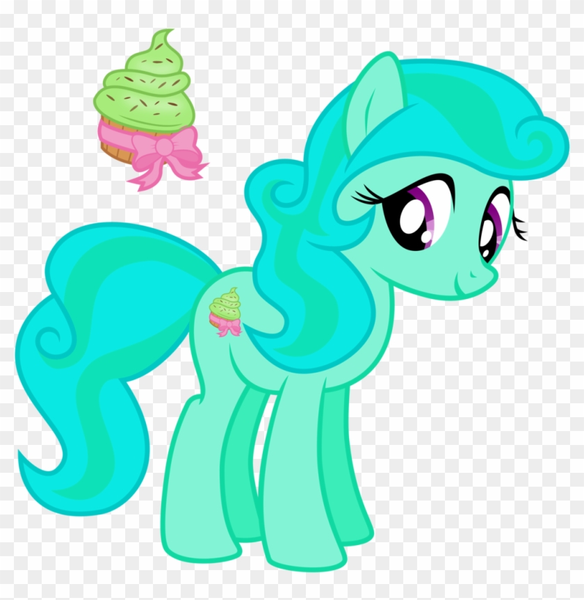 Mint Delight Is Best Friends With Dip Dye, And You - My Little Pony Mint Green #710401