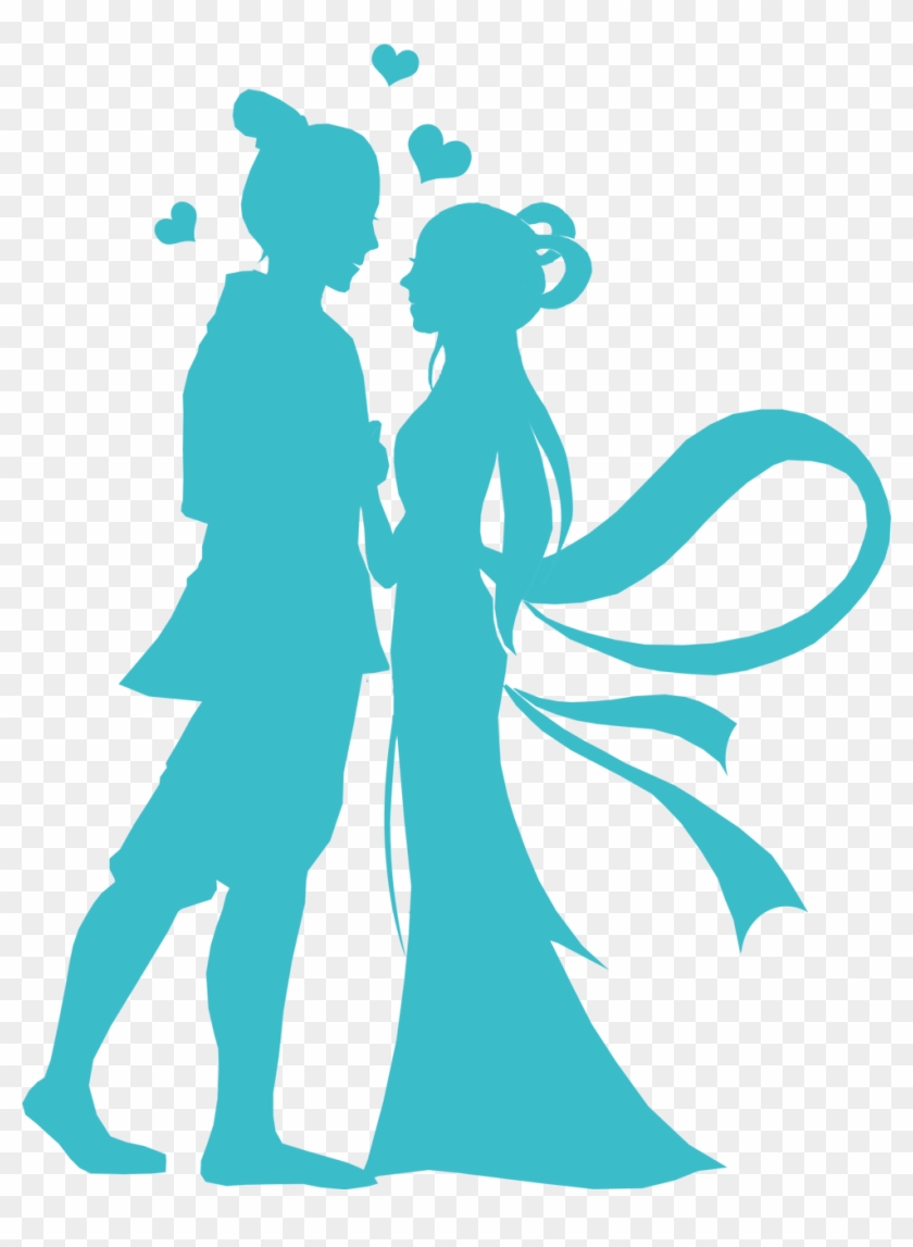 The Cowherd And The Weaver Girl Qixi Festival Silhouette - The Cowherd And The Weaver Girl Qixi Festival Silhouette #710692