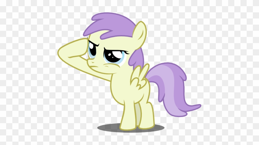 Alula Saluting By Punzil504 - Mlp Blossomforth Cloud Kicker #710919