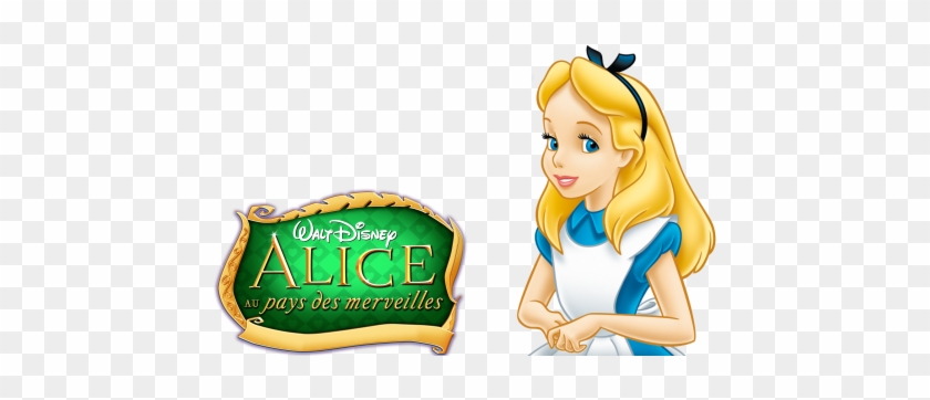 Alice In Wonderland Movie Image With Logo And Character - Cartoon Alice In Wonderland #711076