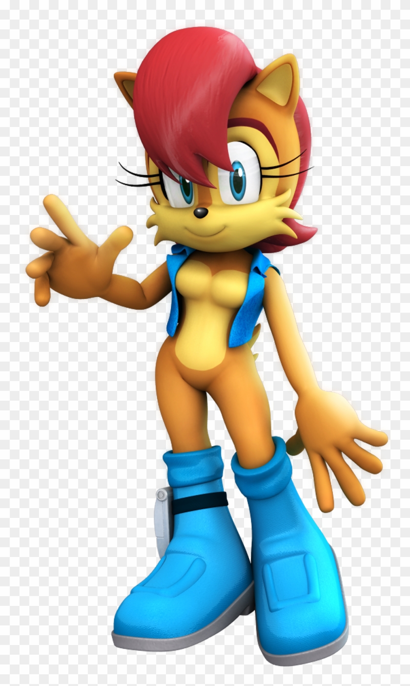 Nhoc - Fc00 - Deviantart - Net/fs70/f/201 - Sally Acorn 3d Model #712030