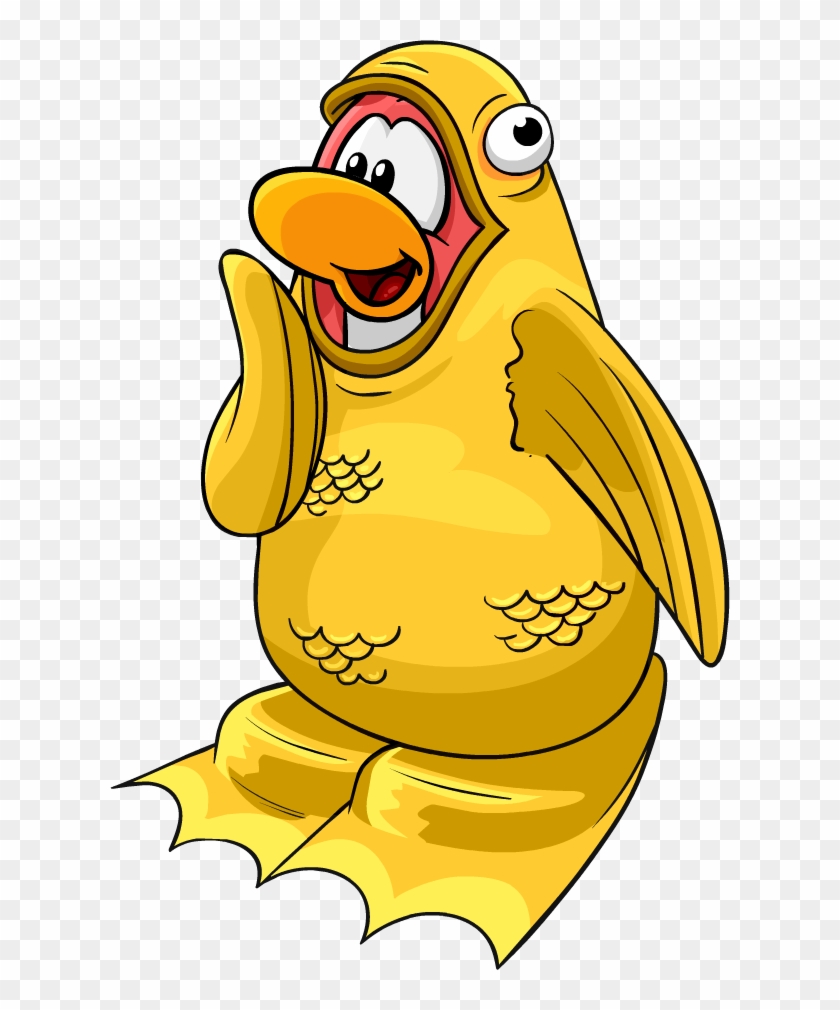 Flippers Clipart Club Penguin - Club Penguin Fish Costume #712094