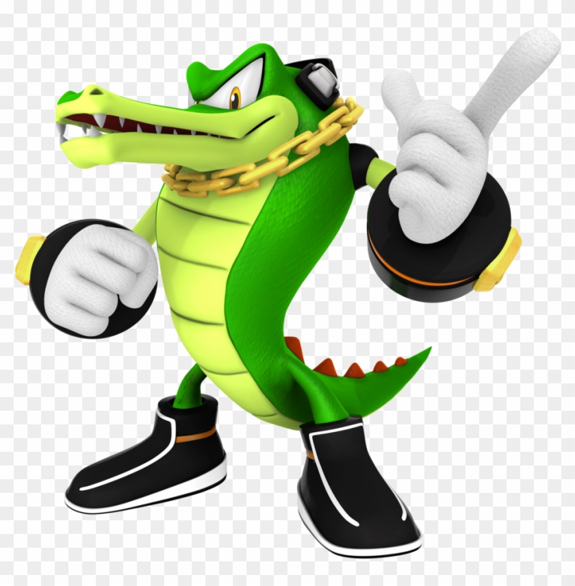 Vector The Crocodile - Amy Rose Sonic Nibroc Rock #712287