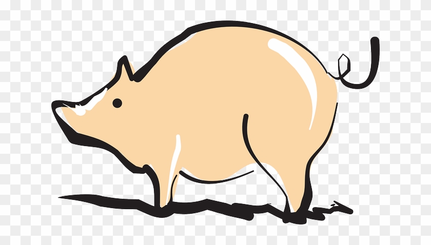 Animal Barn, Farm, Pig, Art, Shiny, Animal - Shiny Pig #712281
