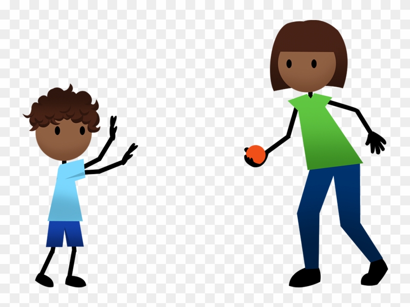 Overhand Catch - Throwing And Catching Clipart #713144