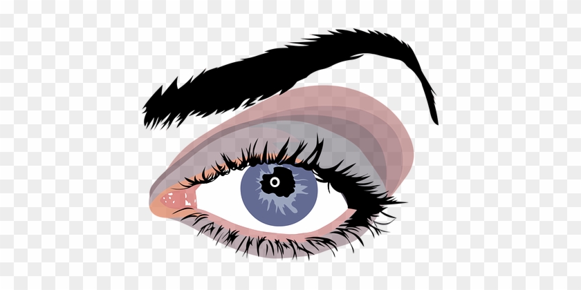 Eye Eyes Look Blue Eye Eye Brow Lashes Wom - Глаз Пнг #713351