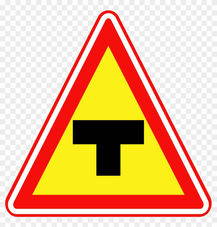 Open - Cross Road Traffic Sign #713623