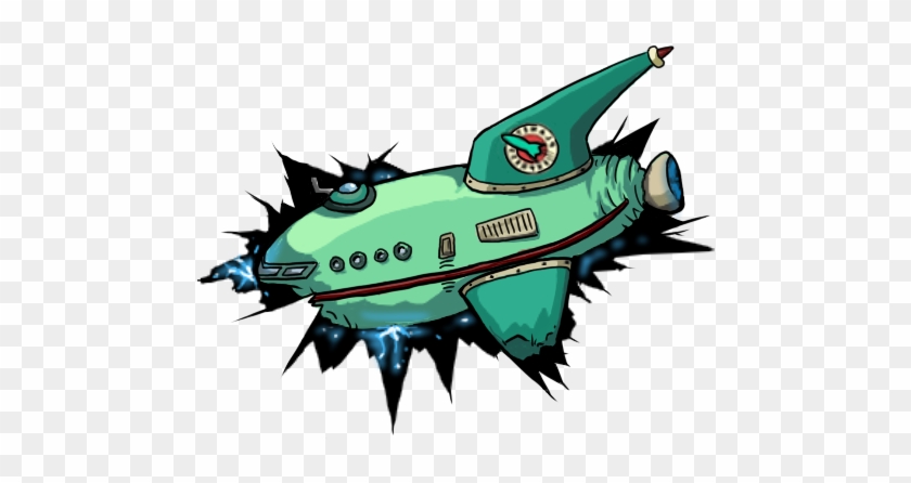 Planet Express Ship From Futurama - Planet Express Ship Crash #713661