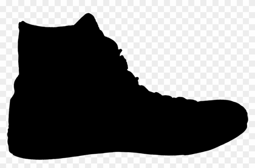 Shoe Silhouette Clip Art Shoe Sneaker Silhouette Free - Shoe #713971