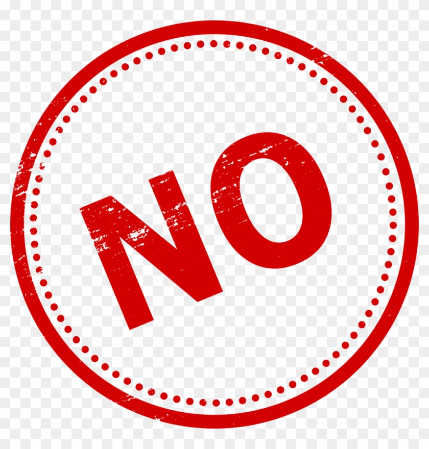 How About No Transparent Download - Stamp Clipart Png #714070