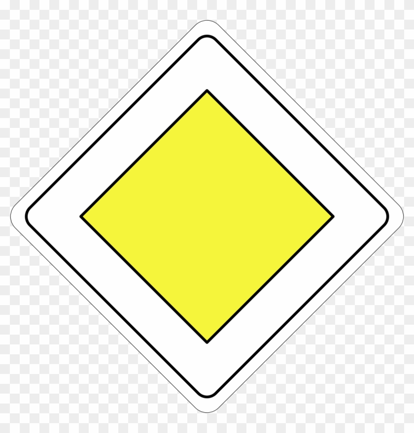 France Road Sign Ab6 - French Priority Road Signs #714389