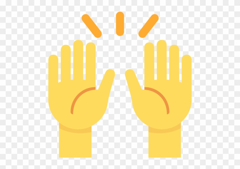 Hand Emoji Clipart Air Emoji Png - Icon Worship White Png #714624