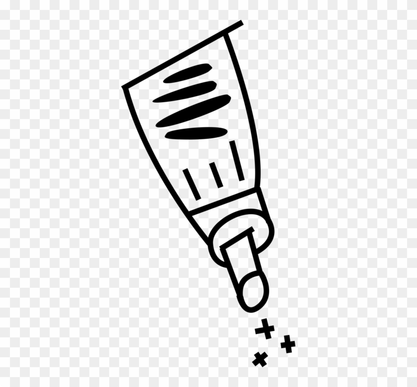 Vector Illustration Of Dental Oral Hygiene Toothpaste - Vector Illustration Of Dental Oral Hygiene Toothpaste #716549