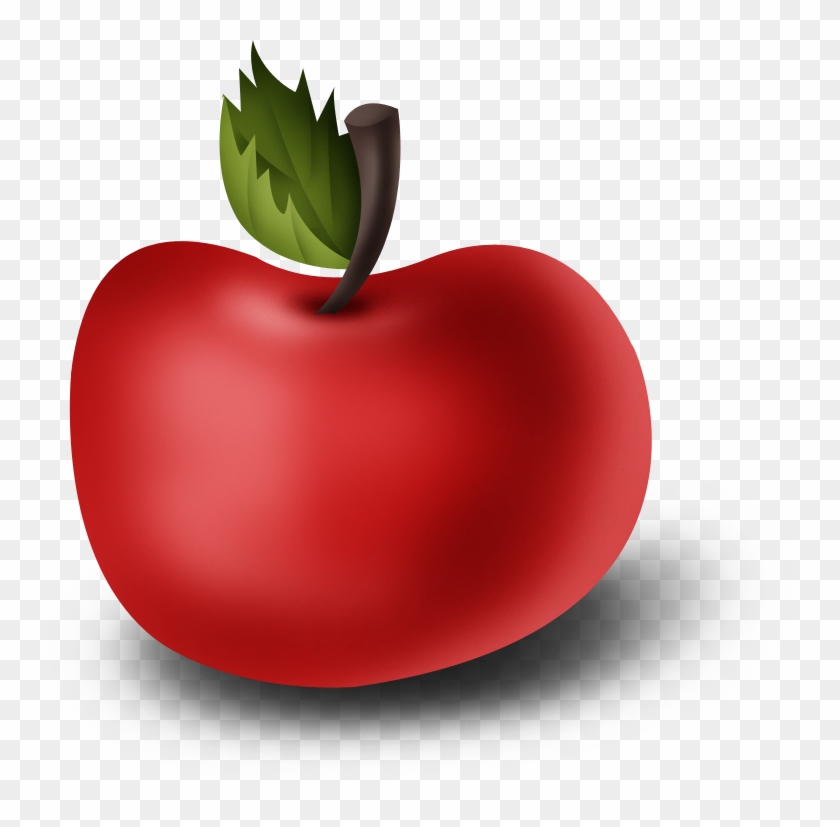 Apple Drawing - Red Apple - Apple Drawing - Red Apple #716945