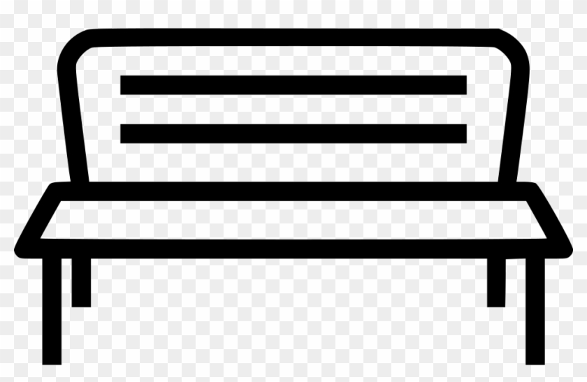 Bench Park Garden Furniture Comments - Bench Icon Png #716980