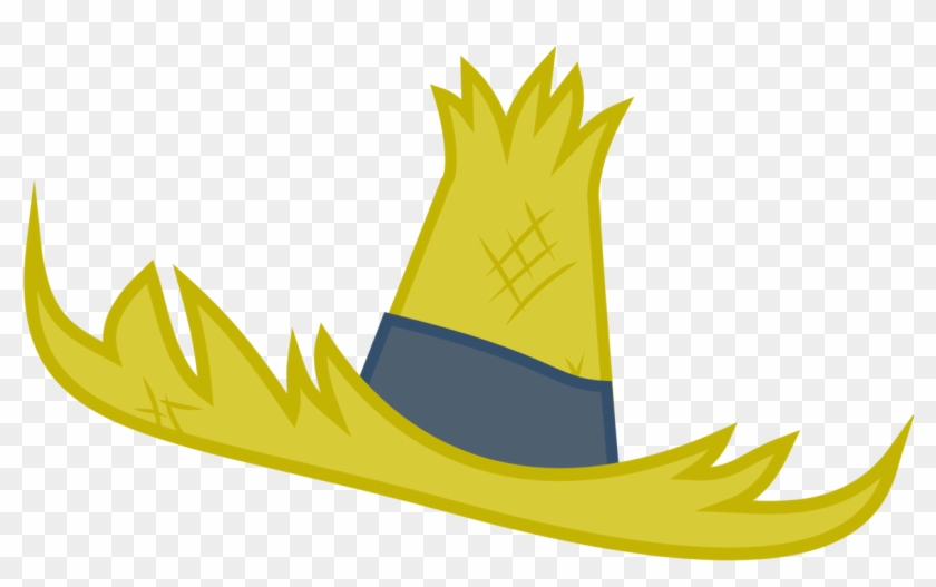 Straw Hat By Bradel-bound - Straw Hat Vector Png #717329