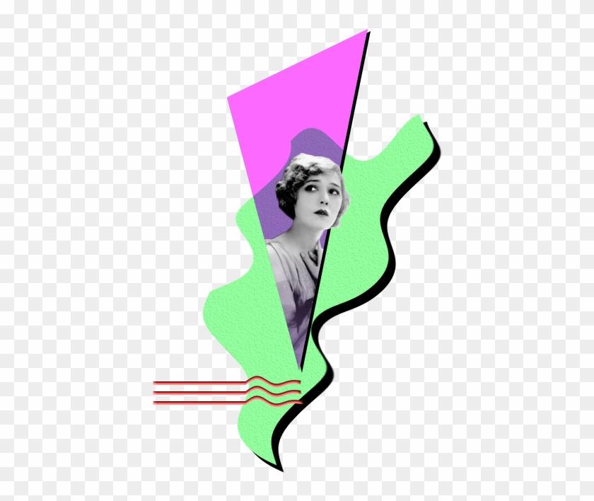 #graphic #illustration #collage #postmodern #silent - Silent Movie Actresses #718062