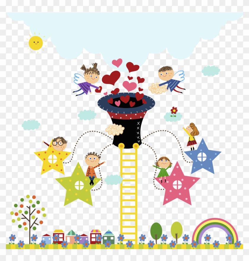 A Child Sitting On A Star - A Child Sitting On A Star #718610