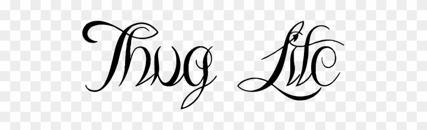 Thug Life Text Png File - Portable Network Graphics #718546