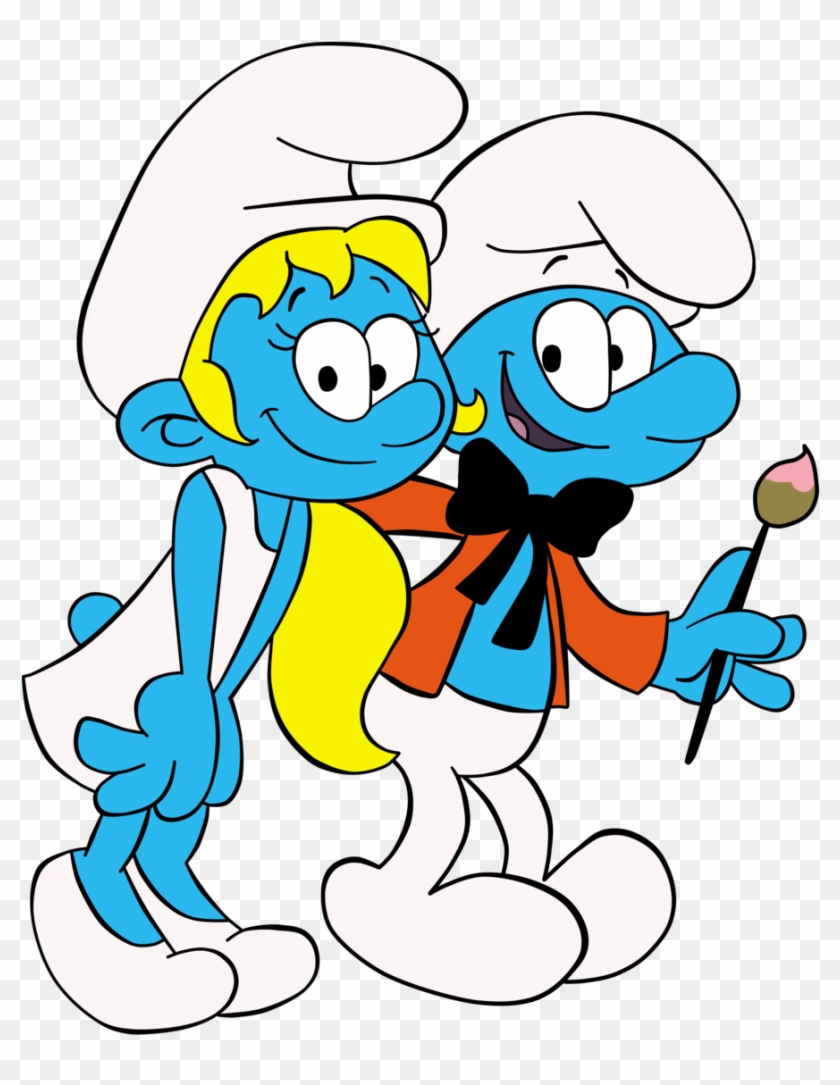 Smurf Painting Transparent #719117