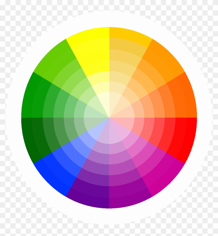Color Wheel Circle Disk Yellow - Color Wheel Circle Disk Yellow #720308