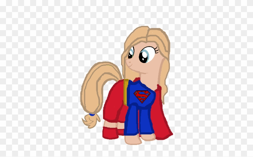 Mlp Supergirl By Rosiepink345 - Cartoon #720727