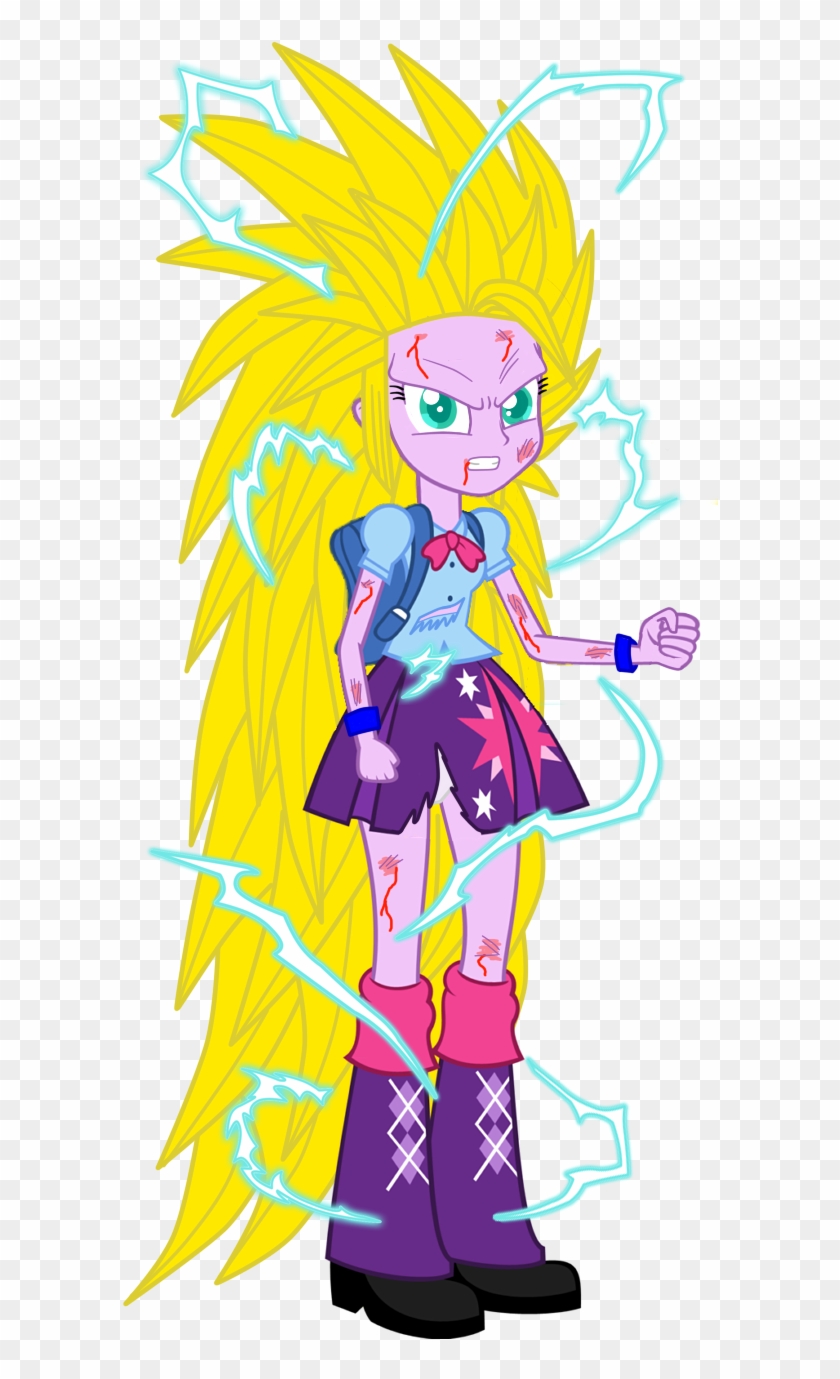 Twilight Sparkle Eg Super Saiyajin 3 V2 By Gonzalossj3 - Twilight Sparkle Super Saiyan 3 #720791