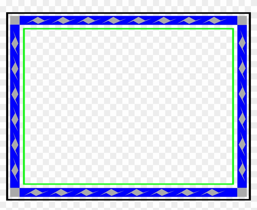 Border Blue - Circle #720869