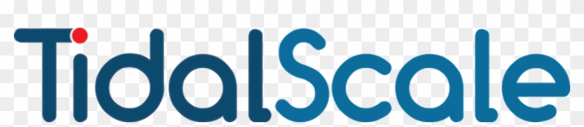 Blue Logo Text - Tidalscale #721002