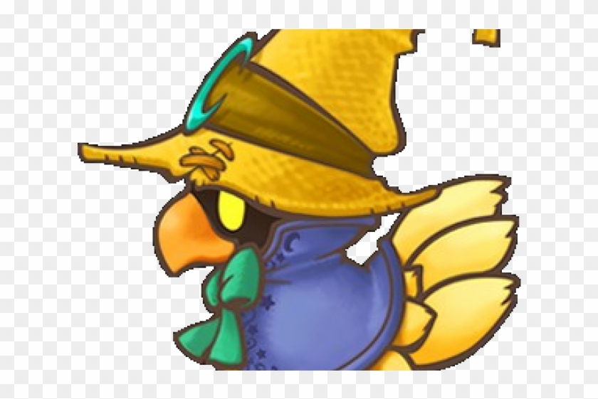 Final Fantasy Clipart Black Mage - Black Mage Chocobo Hat #721221