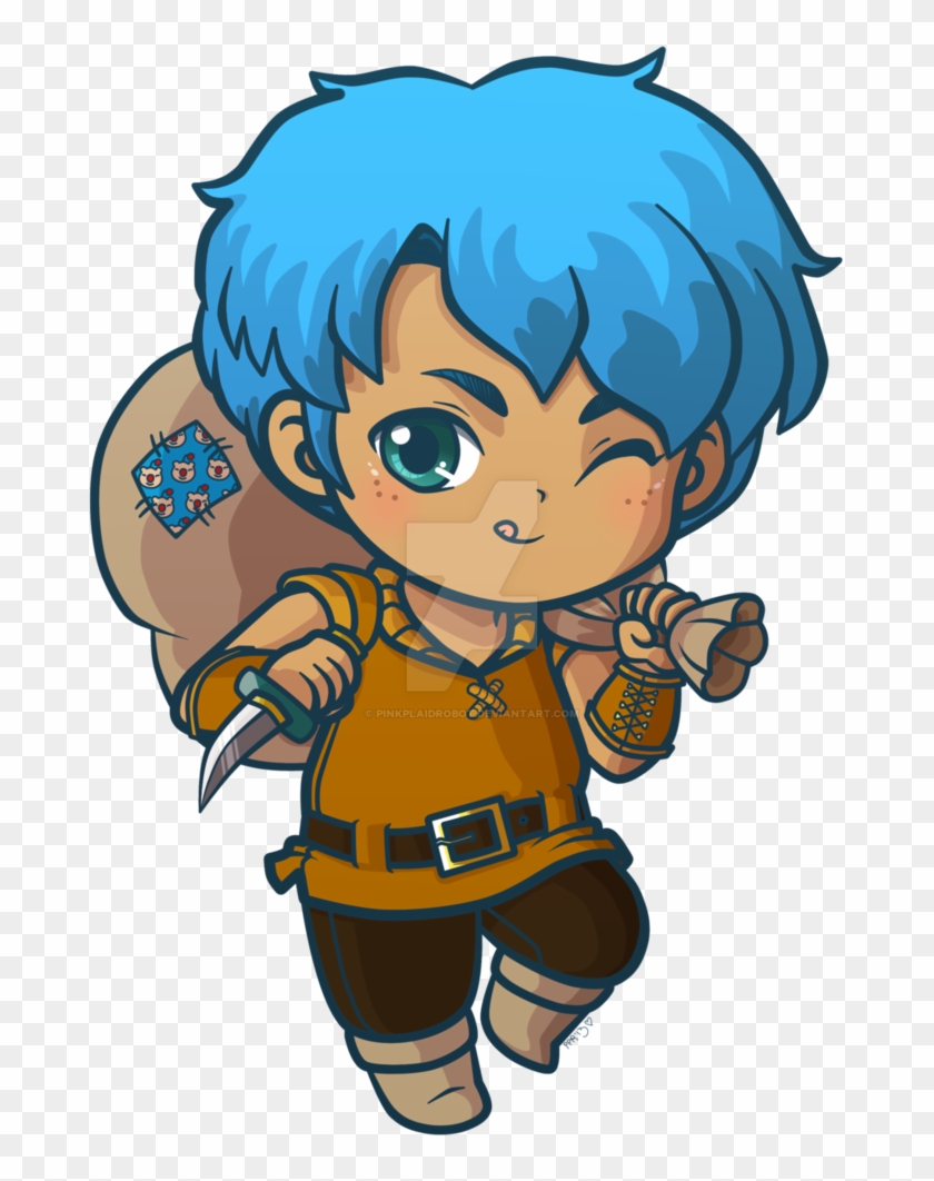Thief Classic Final Fantasy Class Chibis By Pinkplaidrobot - Chibi #721571