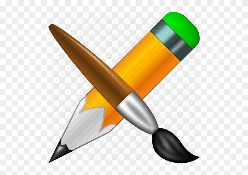 Icon Graphics Design Drawing - Draw And Paint Icon #721605