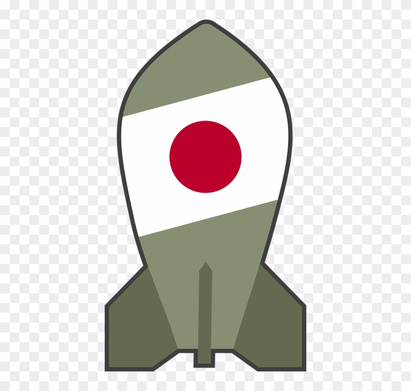 Vector Drawing Of Hypothetical Japanese Nuclear Bomb - Draw A Nuke Bomb #721675