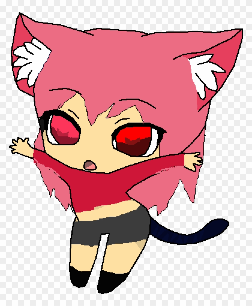 Pink Cat - Cartoon #722078