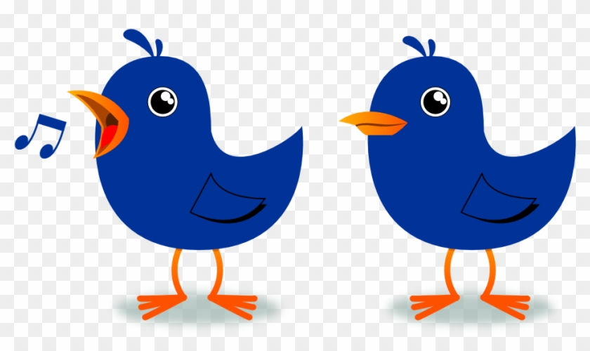 Pencil Clipart Bird - 2 Little Dicky Birds Clipart #722090