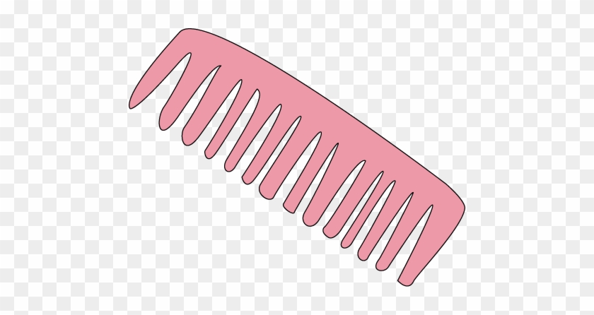 Pink Clipart Hair Brush - Hair Comb Clip Art #722096