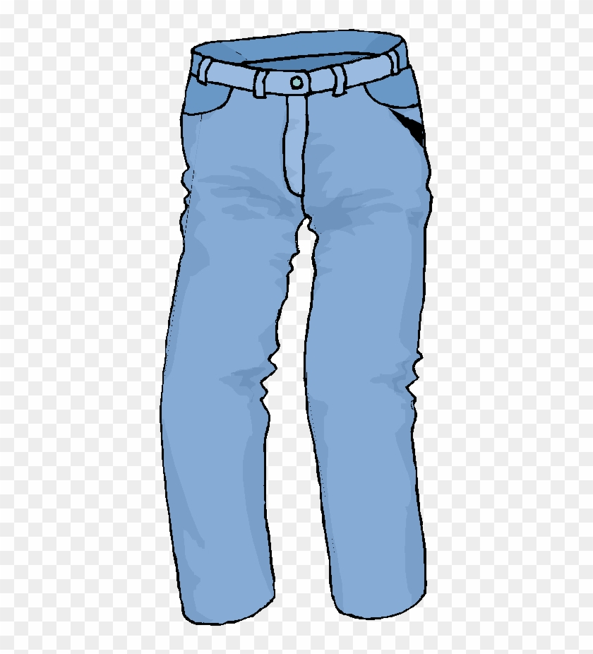 Jeans Clipart Man Png Pencil And In Color - Jeans Clip Art Png #722119