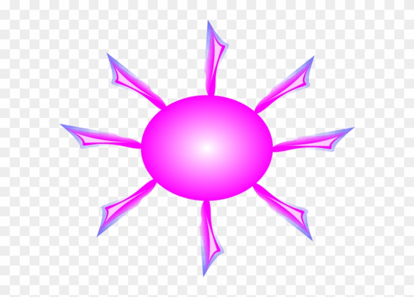 Small Sun Clipart - Ship Wheel Silhouette #722381