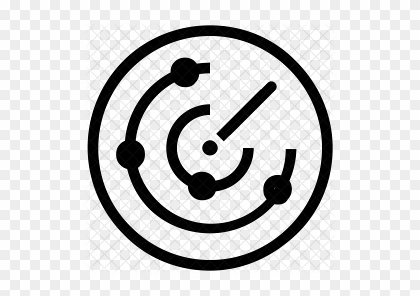 Radar Icon - Padlock Vector #722530
