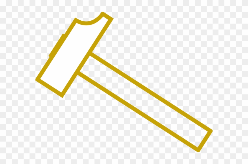 Golden Hammer Png #722578